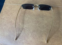Cartier Panthere CT04940 001 M Rimless Gold Frame Black Lens Sunglasses – 140