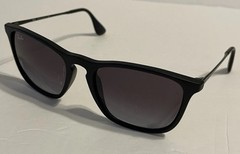 Ray-Ban “Chris” Sunglasses Matte Black Rubberized Gradient RB4187 622/8G