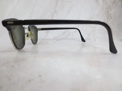 Sunglasses Frame Unisex Adults Matte Black Plastic Half Rim Square 55-22