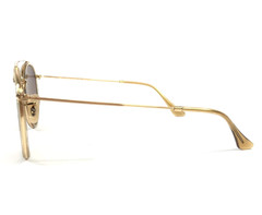 Ray-Ban Sunglasses RB3647-N 9124/43 Round Double Bridge Gold Crystal Brown Gray