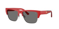 FERRARI SCUDERIA FZ6026 758 81 Red Black Dark Grey Polarized 55mm Men Sunglasses