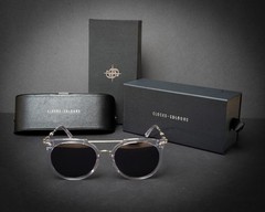 Clocks and Colours Interstate Sunglasses Clear Frame Stainless