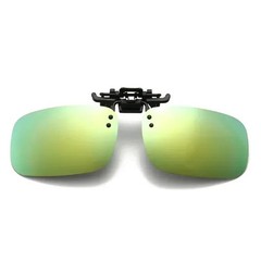 Polarized Clip On Sunglasses Flip Up Glasses Glare Blocking Lens UV Protection