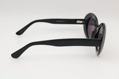 Eyebuydirect Otsukimi Black/Black Oval C1 Sunglasses 53-20-145