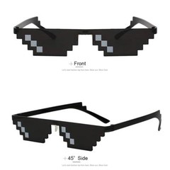 Thug Life Glasses Deal With It Sunglasses MLG Eyewear Unisex Meme Cool 8 Bit