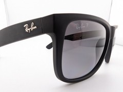 Ray-Ban Sunglasses, Polarized Lenses, RB 4165 622/T3 3P Justin, 54-16-145, Black
