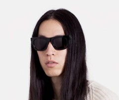 Sunglasses RSF Retrosuperfuture Icons Ciccio J6C 50 22 145 Black Grey Lens New 1