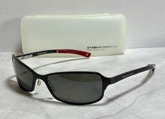 DISCONTINUED! Y2K Remo Tulliani Sunglasses Black/Red Wrap MADE IN ITALY