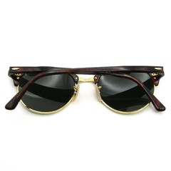 Ray-Ban Sunglasses RB4246 CLUBROUND Made in China Club Round Brow Combi DDU