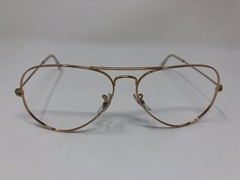 Ray Ban Sunglasses RB3025 001 Gold Large Metal Aviator 58-14-135 58mm ITALY G587