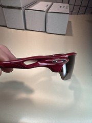 OAKLEY RADARLOCK EDGE Sunglasses Black OO9209-03 Burgandy/Gray #771