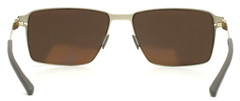 MYKITA Ben 142 Champagne Mens Rectangle Full Rim Sunglasses 54-16-140 B:38