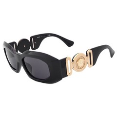 Versace Dark Grey Irregular Men’s Sunglasses VE4425U GB1/87 53 VE4425U GB1/87 53