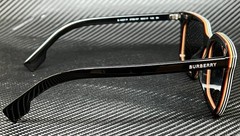 BURBERRY BE4337F 379887 Black Grey Men’s 56 mm Sunglasses
