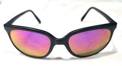 Ray Ban B&L Cats Black Nylon Oval Purple Unisex Sunglasses France