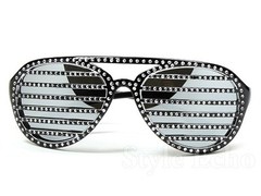 Retro Slotted Mirror Women Men Fashion Sunglasses
