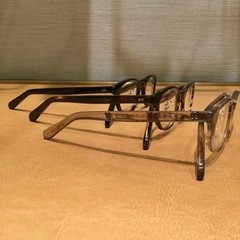 Kaneko KC-86 Black Celluloid Boston Eyeglasses 44mm Used Excellent