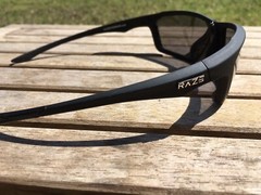 RAZE Eyewear Sunglasses Prime HDP black fishing polarized smoke With Case