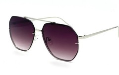 Pilot Sunglasses Men Trendy Classic Shades Square Black Lens Metal Frame Trendy