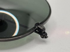 Vintage 90s Rayban B&L Aviator Pilot Sunglasses Black Frame Made In USA
