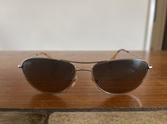 Vintage Maui Jim Sunglasses MJ-245-16 Made in Japan 56-18-137 Gold Tortoise