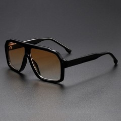 Men Women Large Frame Square Sunglasses Outdoor Shade Glasses UV Protection