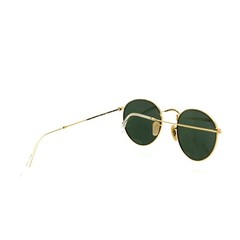 Ray-Ban RB3447 Round Metal 50mm Unisex Sunglasses R2674 – Gold/Green