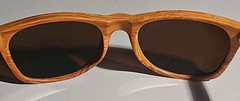 Jornik Connectwise Wood Grain Look Classic Sunglasses W/ Case