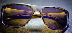 Pugs, Unisex Adult Tortoise Shell Polarized Square Sunglasses W/ Slight Wrap T1