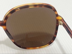 Giorgio Armani Sunglasses Tortoiseshell Pattern Made In Italy Brown Lenses