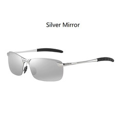 Classic Metal Men Polarized Sunglasses Fashion Driving Fishing Half Frame Retro