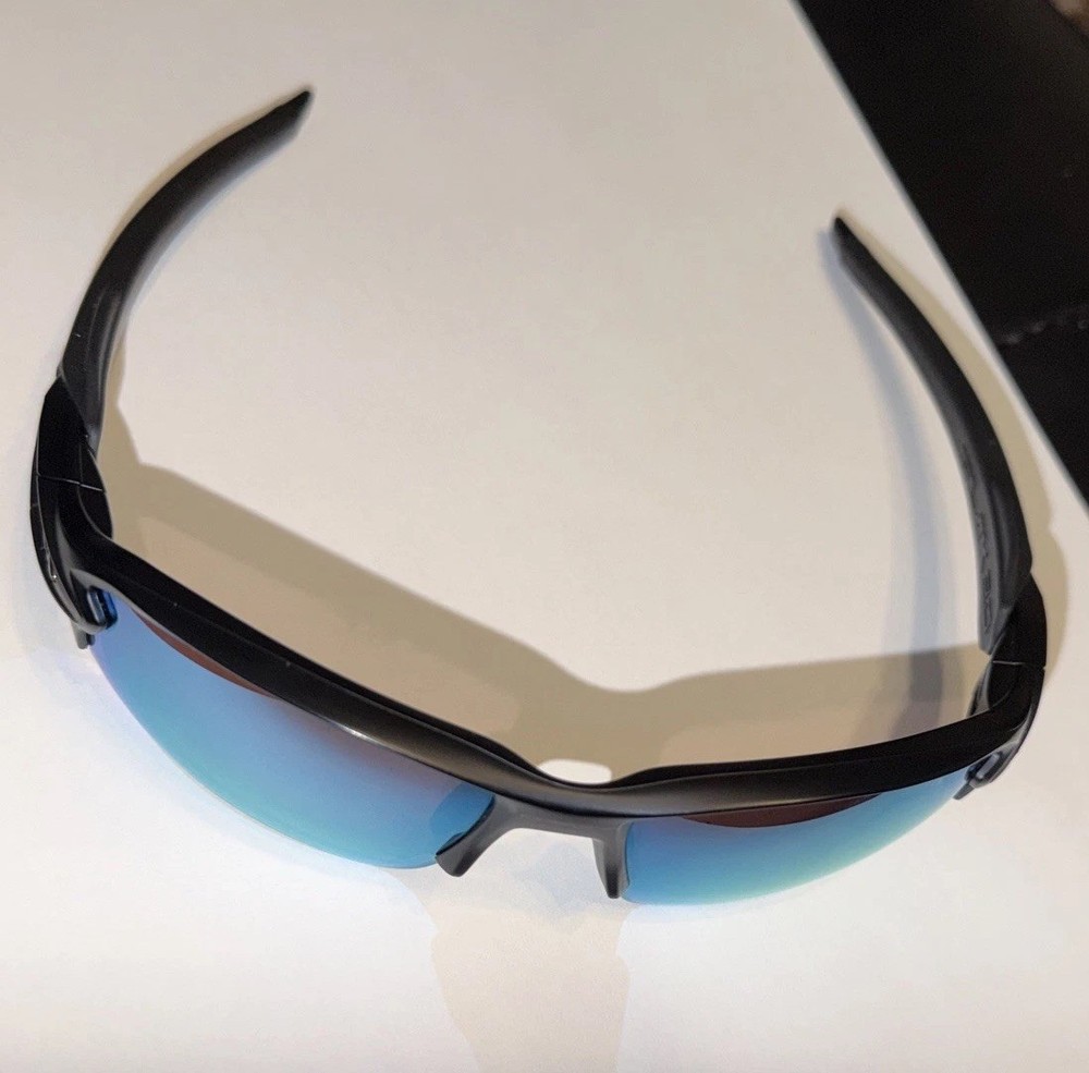 OAKLEY FLAK 2.0 Sunglasses OO9188-5859 Black/ Blue Lenses-59/12/113