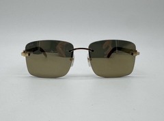 CARTIER C DECOR WHITE BUFFALO HORN SUNGLASSES NEW 100% GENUINE CT0030RS CAT 3