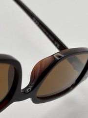Ray-Ban RB4455 Zuri Rectangle Sunglasses brown Frame Brown Tinted 145mm