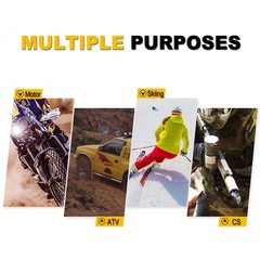 Dirt Bike Goggles with Face Mask, Motorcycle ATV Motocross Ski Goggles Racing…