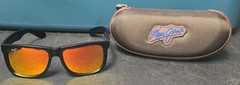 Maui Jim Red Sands Sunglasses, Matte Black Frame w/Case
