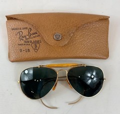 Vintage B&L Ray Ban Outdoorsman Aviator G-15 Sunglasses with Case