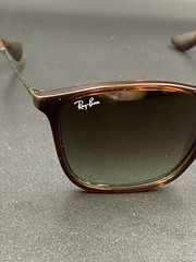 Ray-Ban RB4187 Chris 856/13 Sunglasses Full Rim Tortoise Lightweight 54-18-145