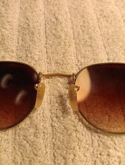 Ray Ban Sunglasses Round Metal RB3447 Gold Frame Rose Gradient Lens 029 50[]21