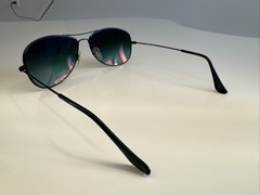 Ray Ban RB 3362 002/4W Sunglasses 59mm Black Frame/ Ruby Lens #868