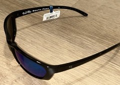 Salt Life South Port Gloss Black Saltlife Smoke Blue Lens Salty $189 New
