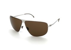 MYKITA TOMMA Shiny Silver / Dark Brown 66mm sunglasses