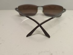 Ray Ban RB3498 135 mm Sunglasses w/Gunmetal Frame and Brown Gradient Lenses 3498