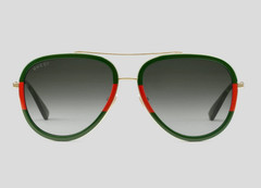 Gucci GG0062S Aviator Sunglasses 7-17-140mm Authentic