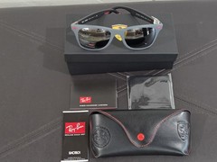 Ray-Ban RB4195M Scuderia Ferrari Collection Matte Black/Gray Sunglasses