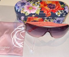 Brighton Maxwell Women’s Sunglasses A10841-125 w/ Floral Tin Case