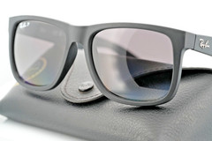 Ray-Ban RB4165 622/T3 Justin Sunglasses Full Rim Square Polarized Lens 54-16-145