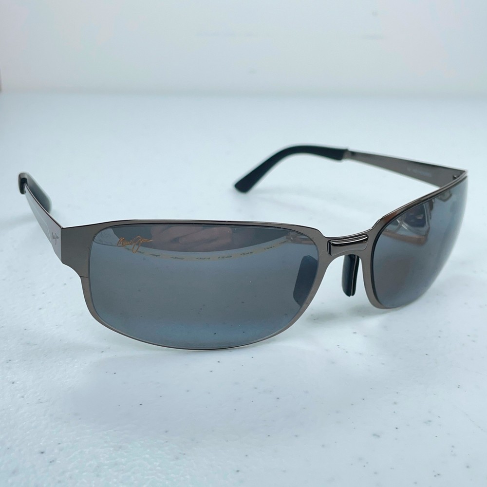 Maui Jim Topsail Sunglass Frames MJ-505-02 Gunmetal Stainless Steel Frames Only