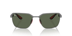 Ray-Ban RB3743M Scuderia Ferrari Collection Gunmetal/Dark Green 58 mm Sunglasses