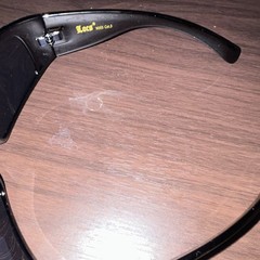 Locs 9005 Men’s Wrap Sunglasses Black Plastic Frame Black Tinted Lenses Solid